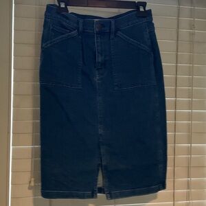 J. Crew Indigo Denim Skirt